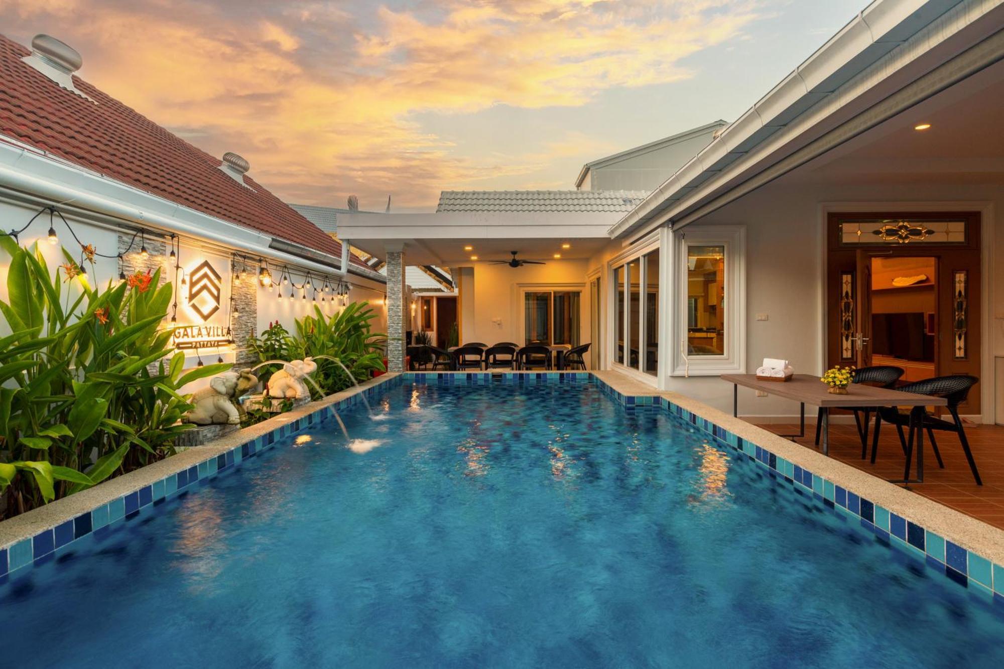 Pattaya Private Villa - Pool,Sauna,Snooker,Bbq 외부 사진