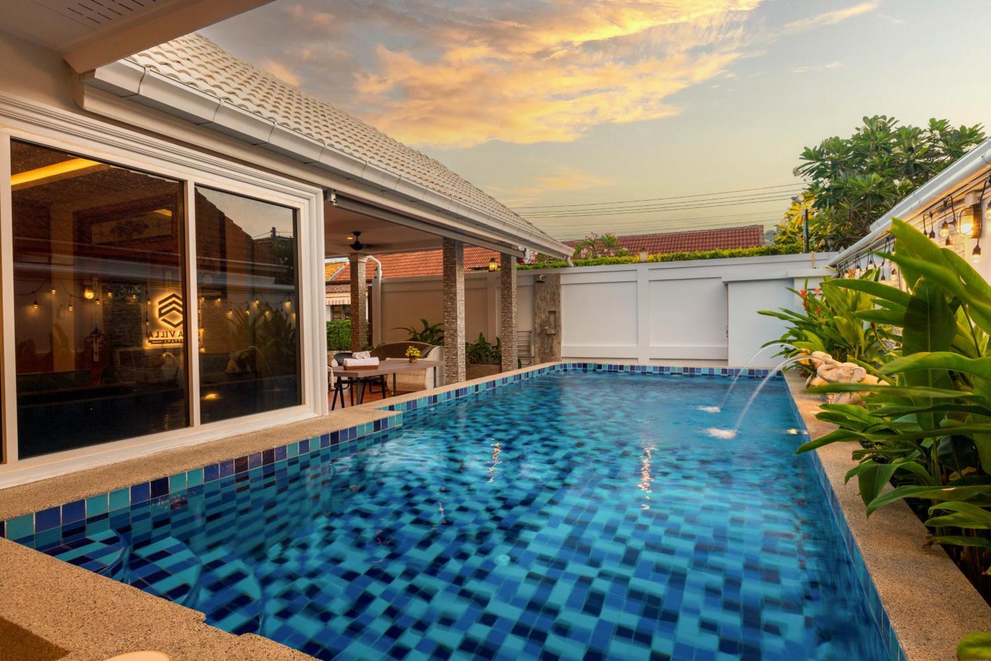 Pattaya Private Villa - Pool,Sauna,Snooker,Bbq 외부 사진