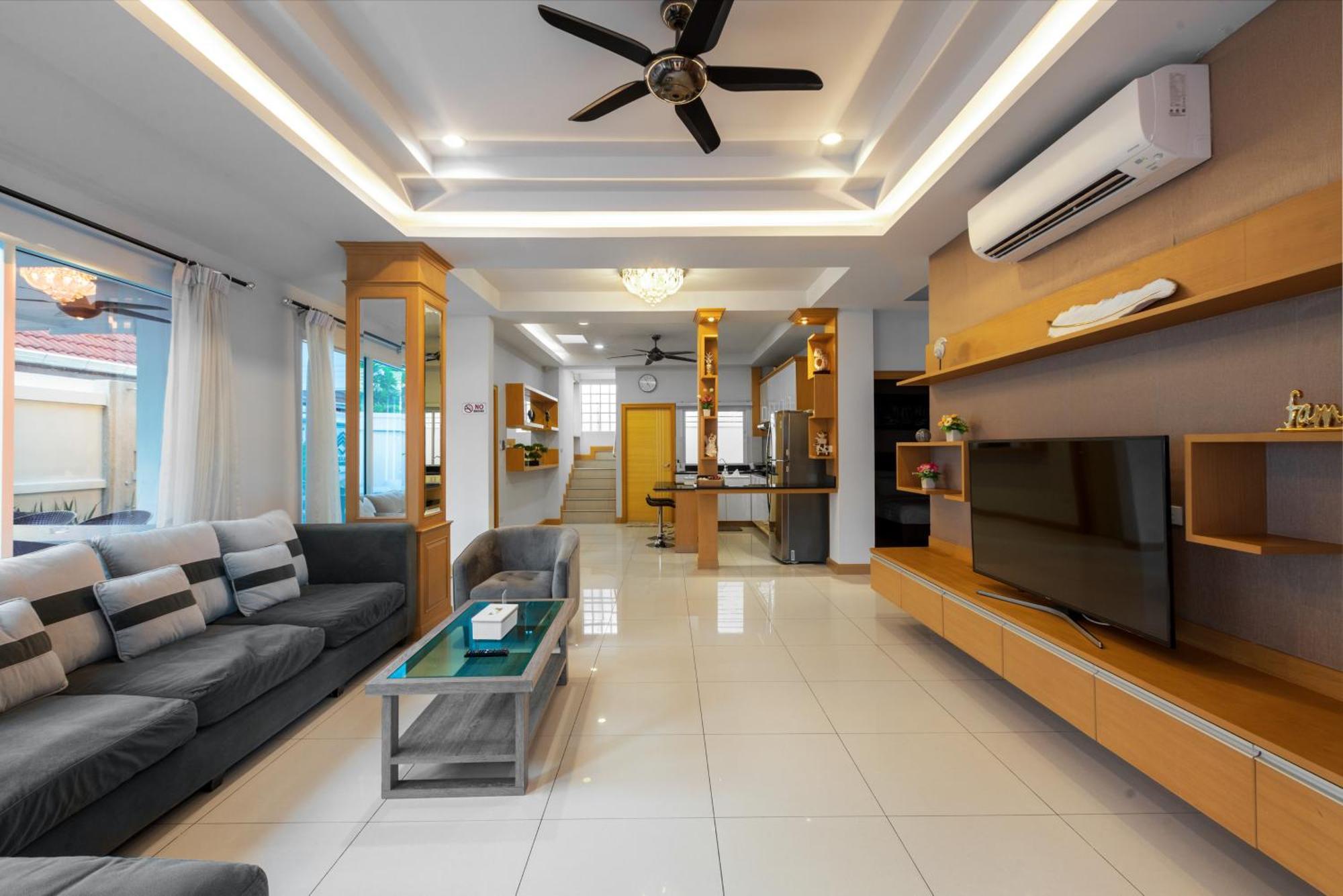 Pattaya Private Villa - Pool,Sauna,Snooker,Bbq 외부 사진