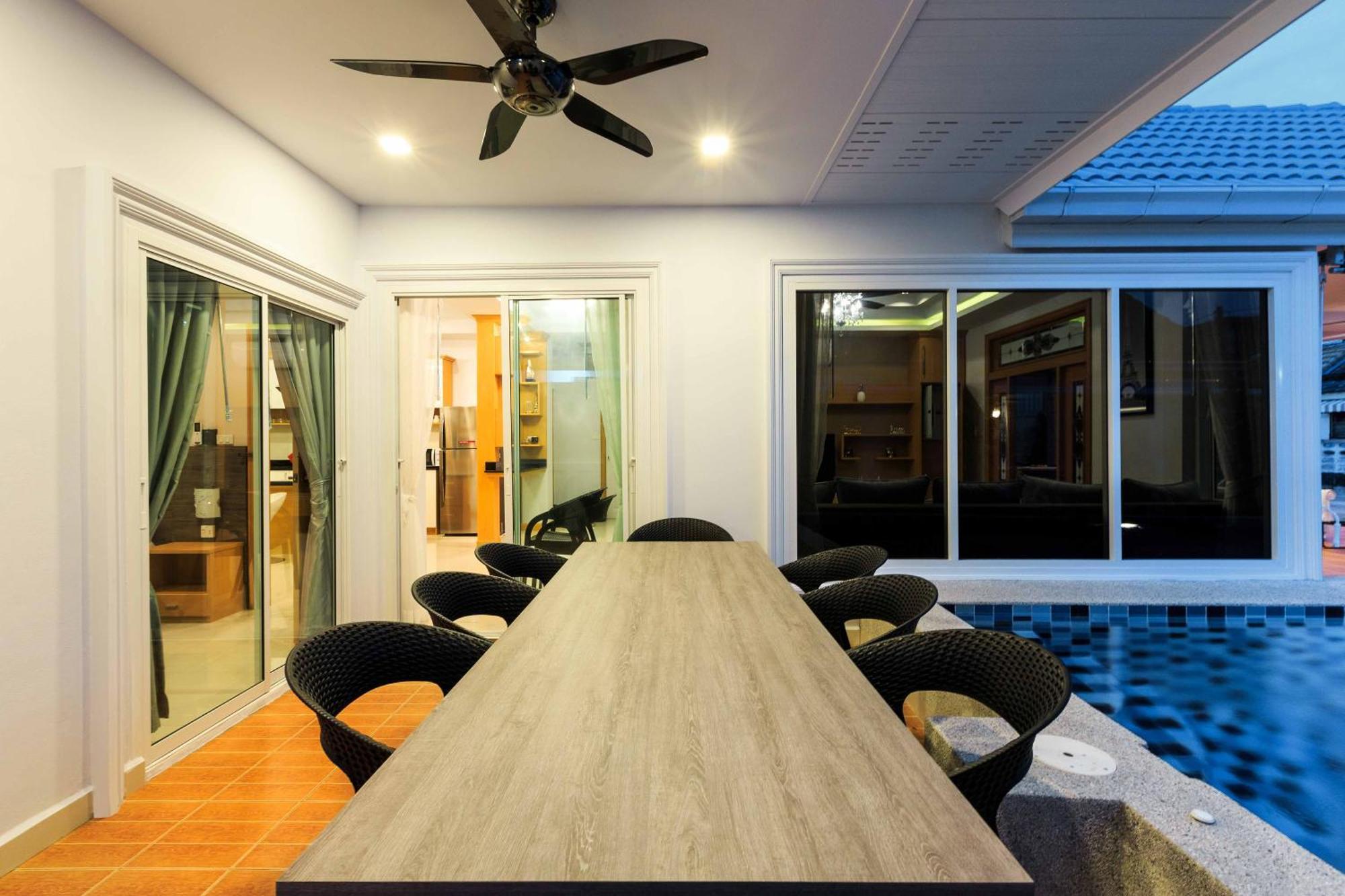 Pattaya Private Villa - Pool,Sauna,Snooker,Bbq 외부 사진