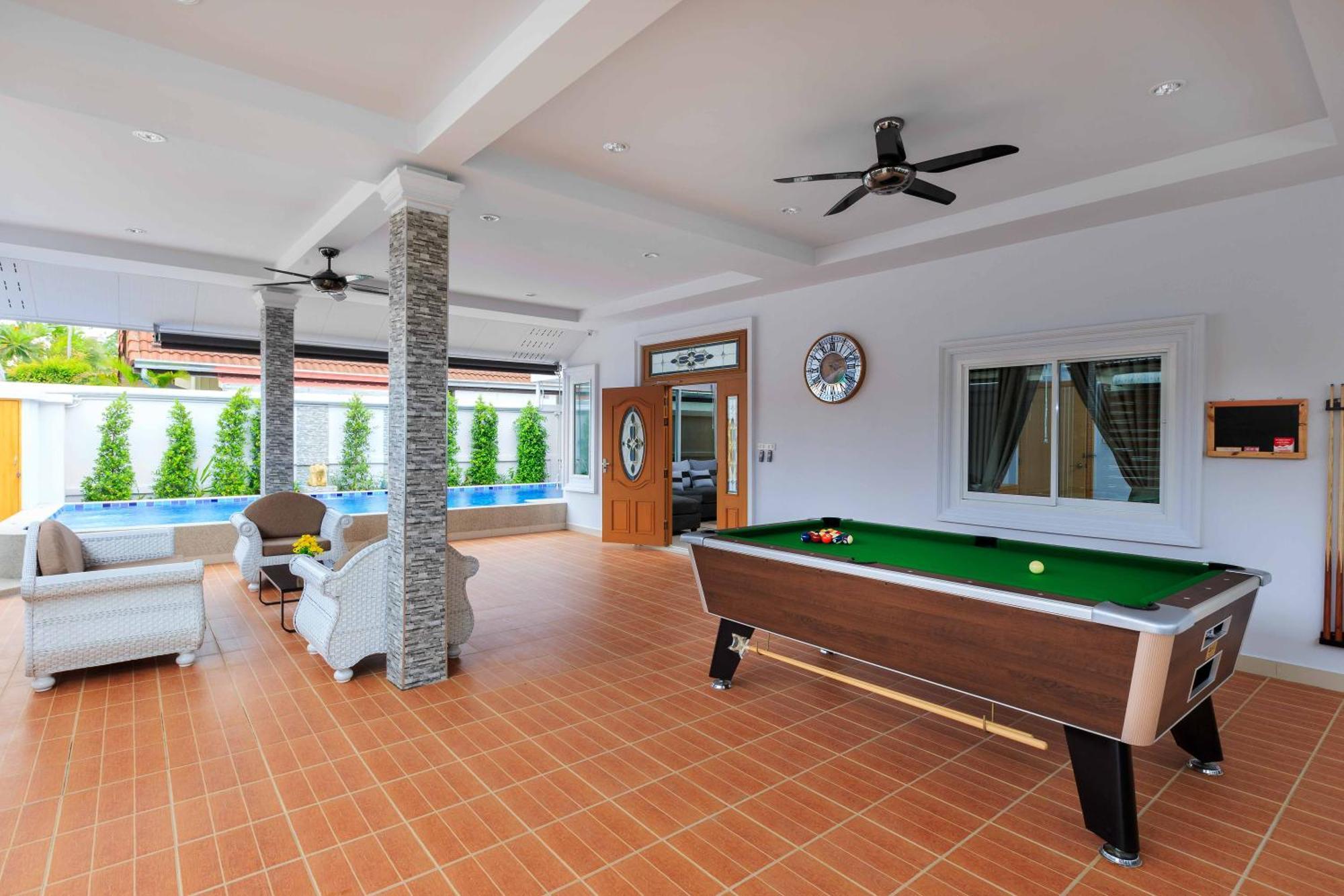 Pattaya Private Villa - Pool,Sauna,Snooker,Bbq 외부 사진