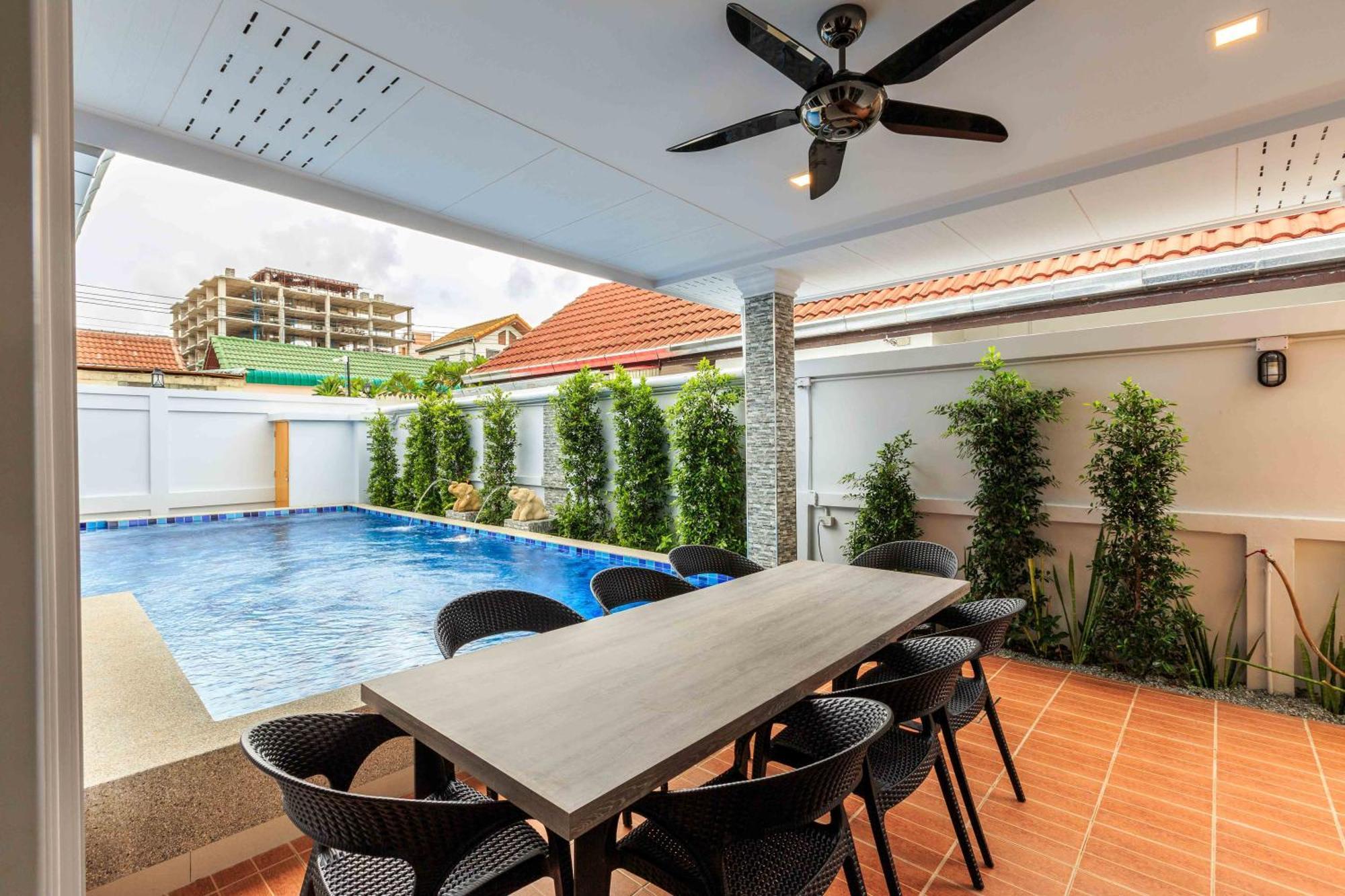 Pattaya Private Villa - Pool,Sauna,Snooker,Bbq 외부 사진